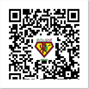 QR for The Krypton Report. Posters and Art